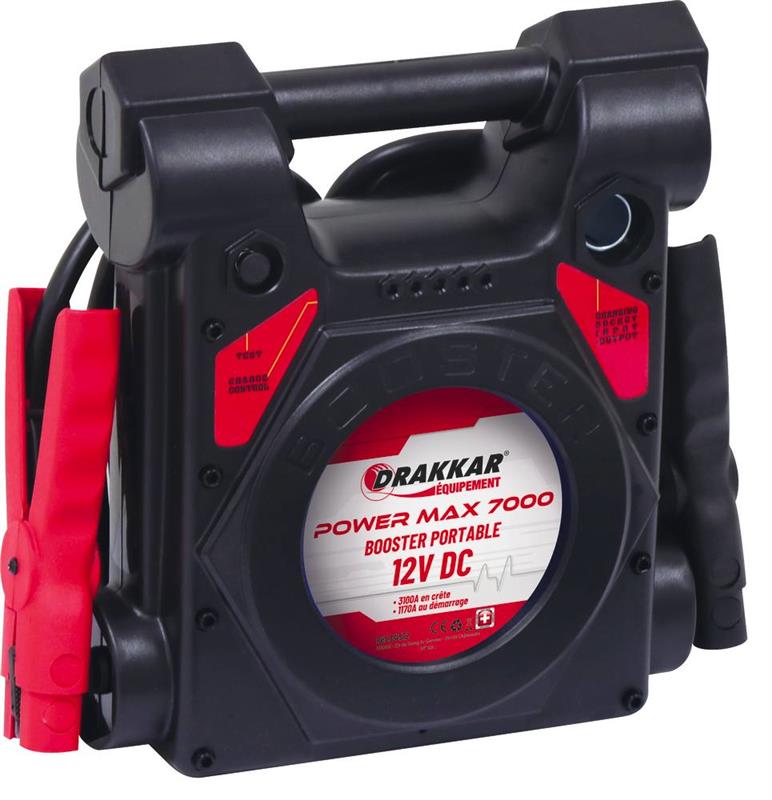 Booster portable 12V - POWER MAX 7000 - Drakkar Equipement 04512